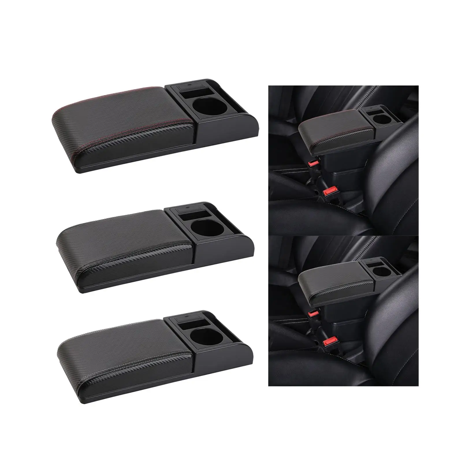 Car Central Armrest Mat Sundries Organizer Easy Installation Modification Heightening Universal for Auto Truck Car Supplies