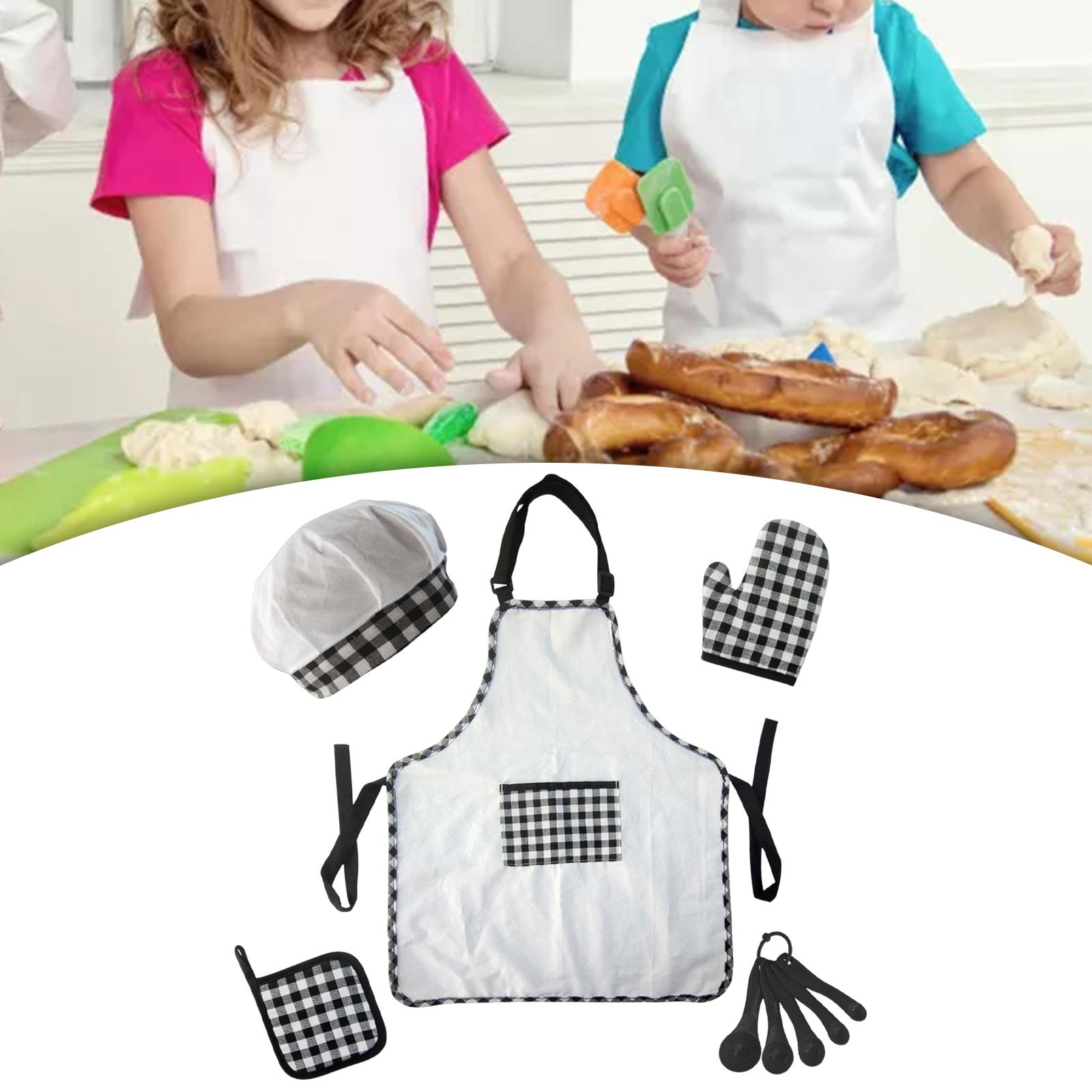 Cooking and Baking Set Bake Supplies Accessories Chef Hat Spoon Oven gloves