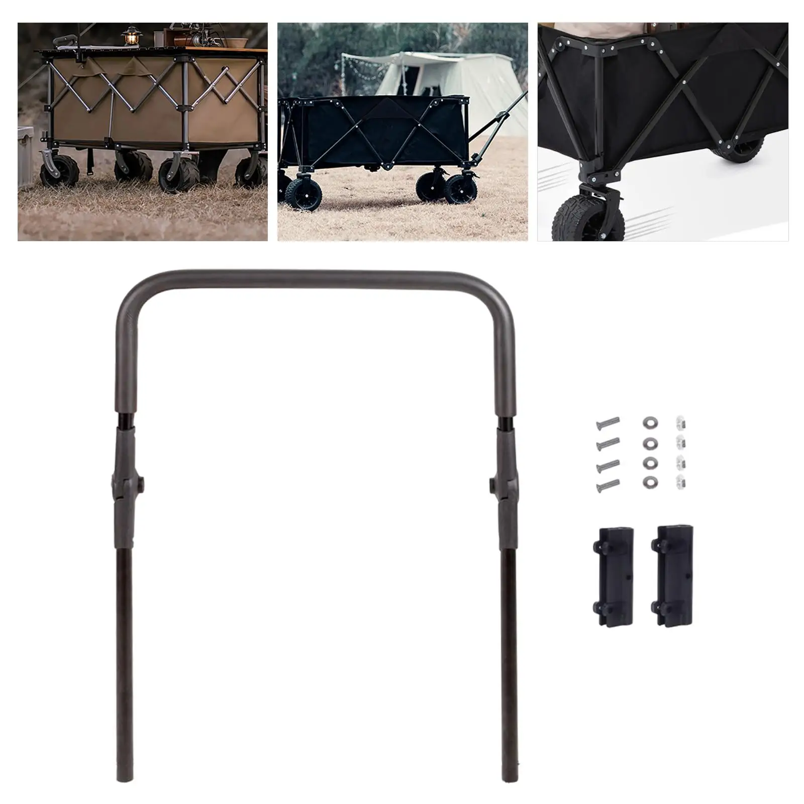 Outdoor Folding Wagon Handle Spare Part Hand Cart Carts Trolleys Handle Accessories for Truck Trolley Wagon Cart Grocery Cart