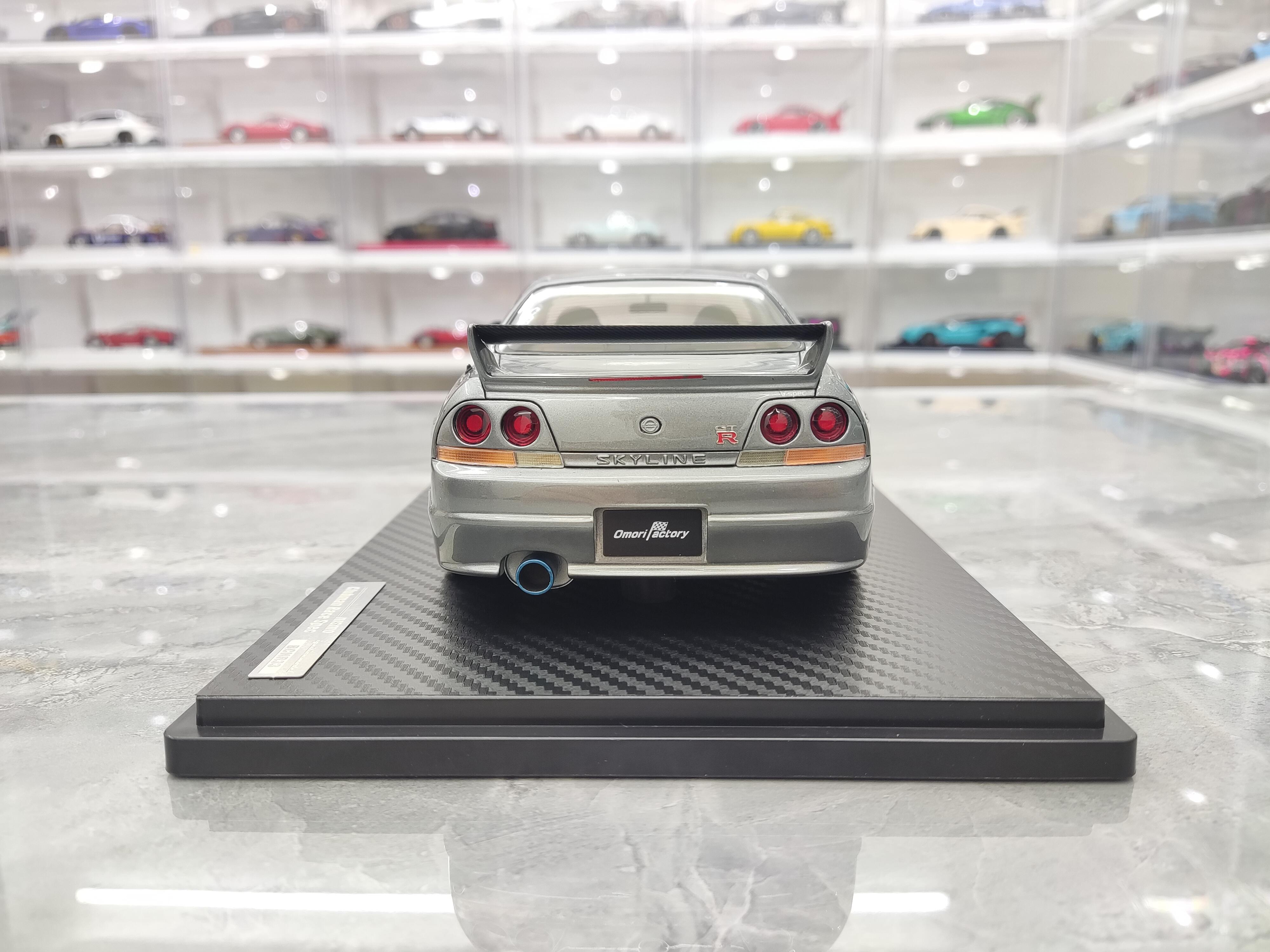 IG 1:18 для GTR R33 Skyline nccrs Nismo серая модель JDM Ограниченная серия  полимерная металлическая статическая модель автомобиля игрушка подарок |  AliExpress