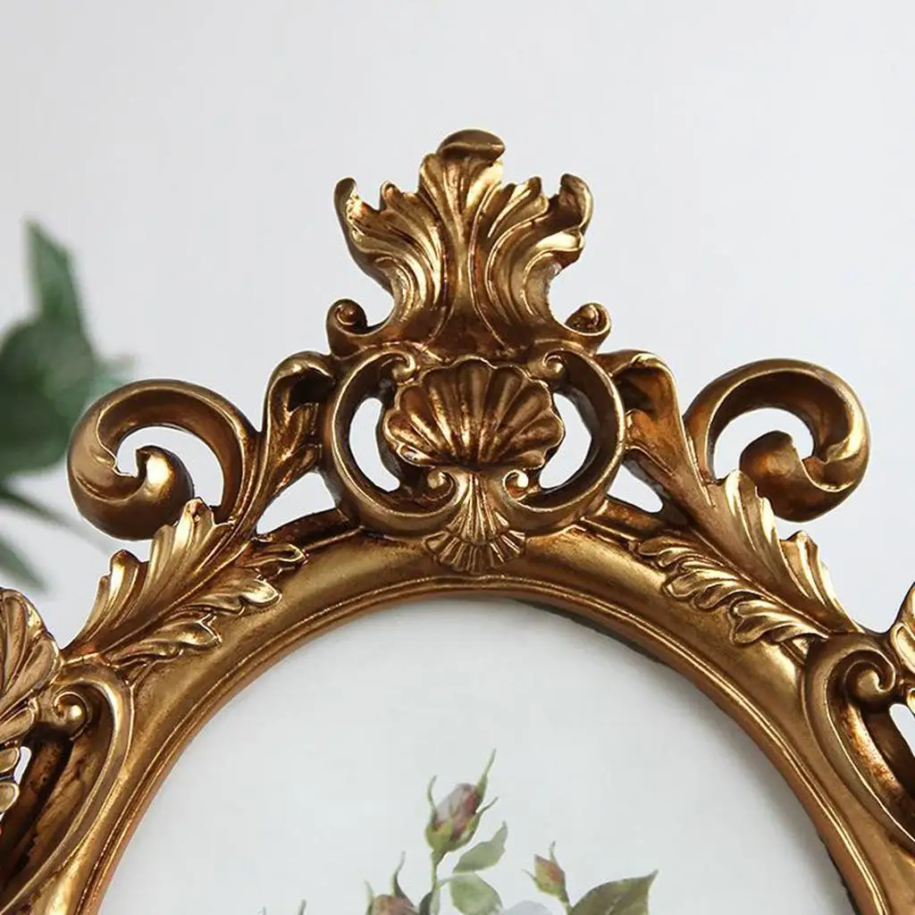 2 Photo Frames for , Photo Holder, Decoration of , Ornate Oval Frames, Decoration