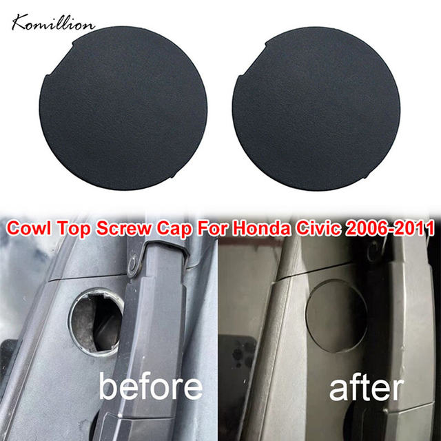 Capuchon De Protection Pour Bras D'essuie-glace Avant Honda Civic 2006-2011 - Noir, Pack De 1 - 6