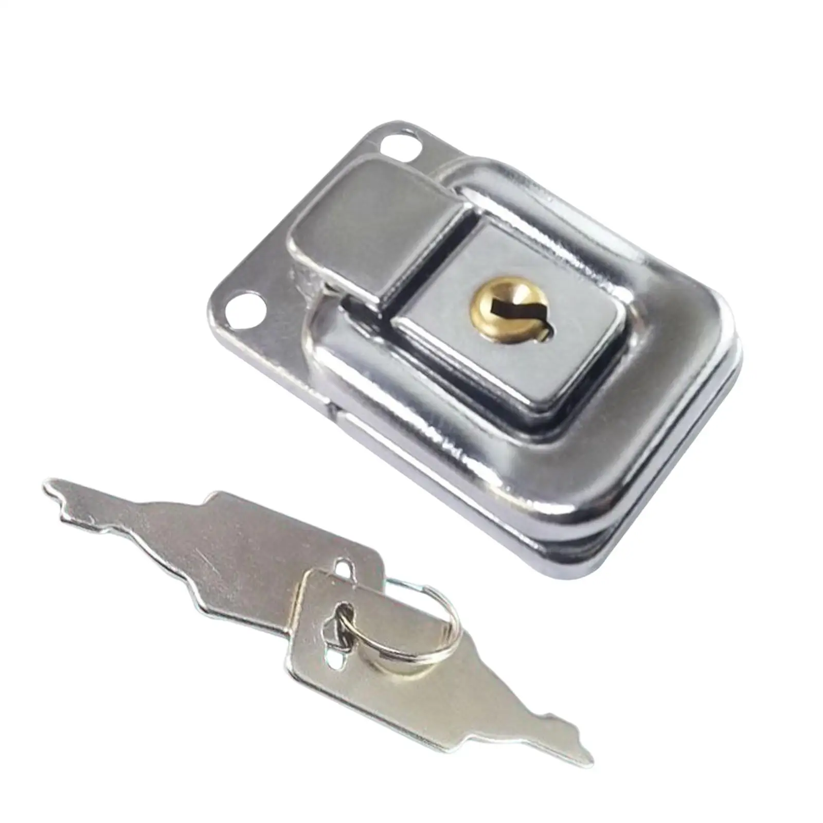 Metal Clasp Lock Toggle Latch with Keys for Drawbolt Closure Box Chest