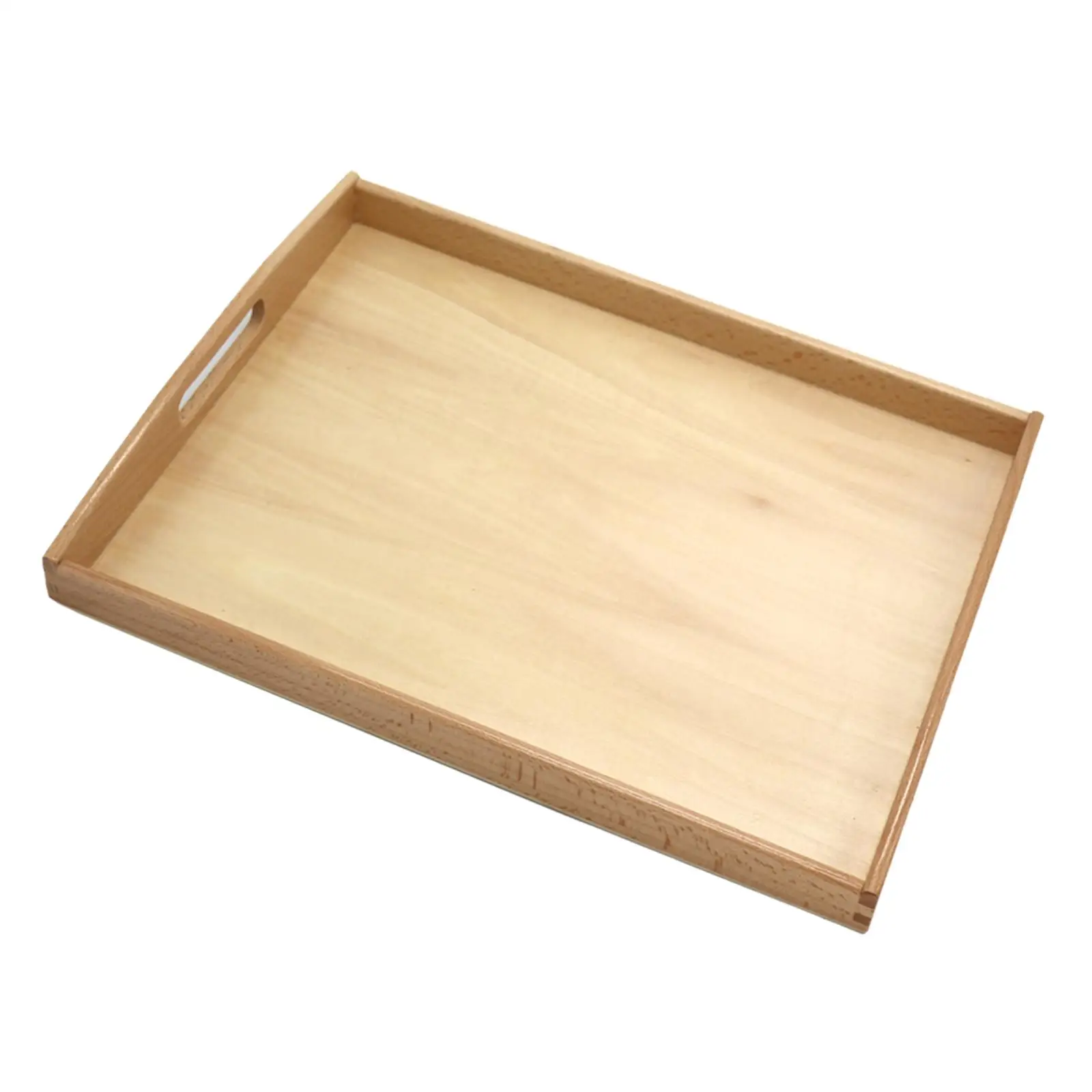 Montessori Wooden Tray Montessori Sand Tray Toy for Painting Activities Home