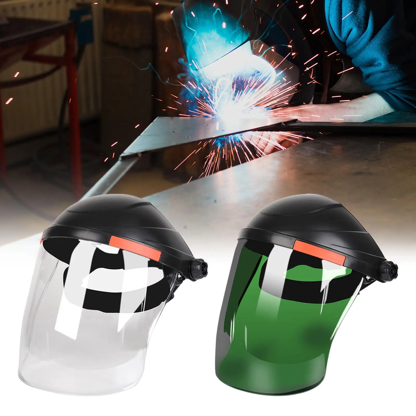 Face Protector Heat Resistant Head Mounted for Outdoor Maintenance Repair