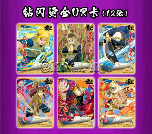 Naruto Card Game Ninja-288 Uzumaki 息巻い UR