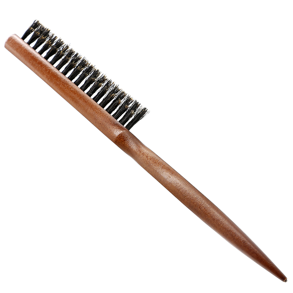 Natural Boar Bristle Hair Fluffy Comb Image 3