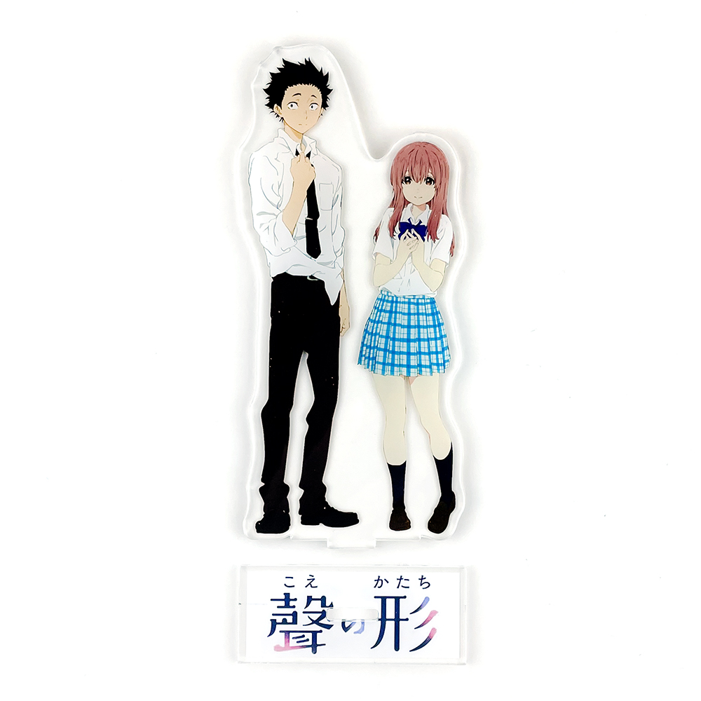 Koe no Katachi Ishida shouya Nishimiya Shouko парная акриловая подставка  фигурка стенди модель торт Топпер аниме | AliExpress