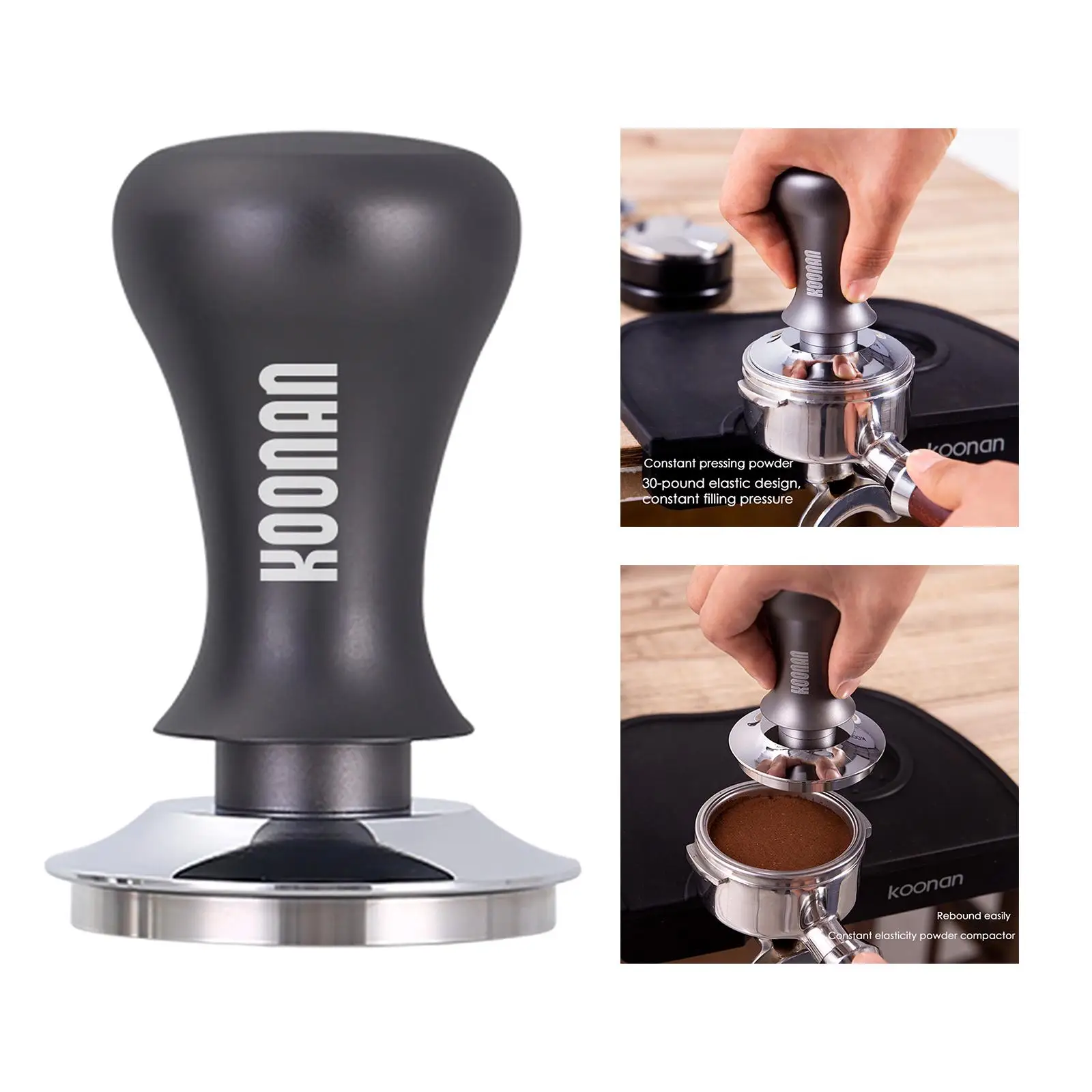 Calibrated Espresso Tamper Coffee Powder Hammer Tampers for Restaurants