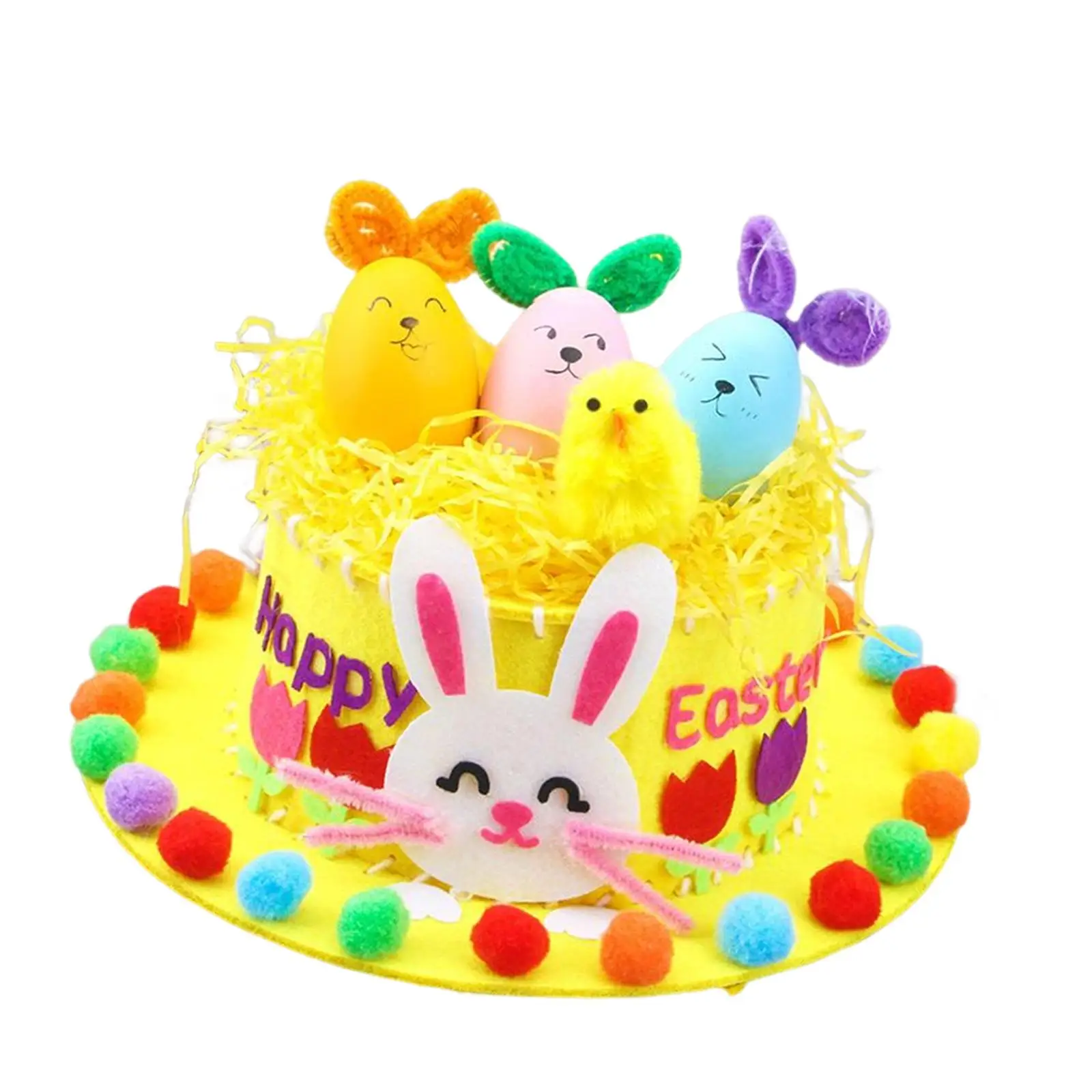 Easter Bonnet Material Handmade Crafts Made of Non Woven Fabric