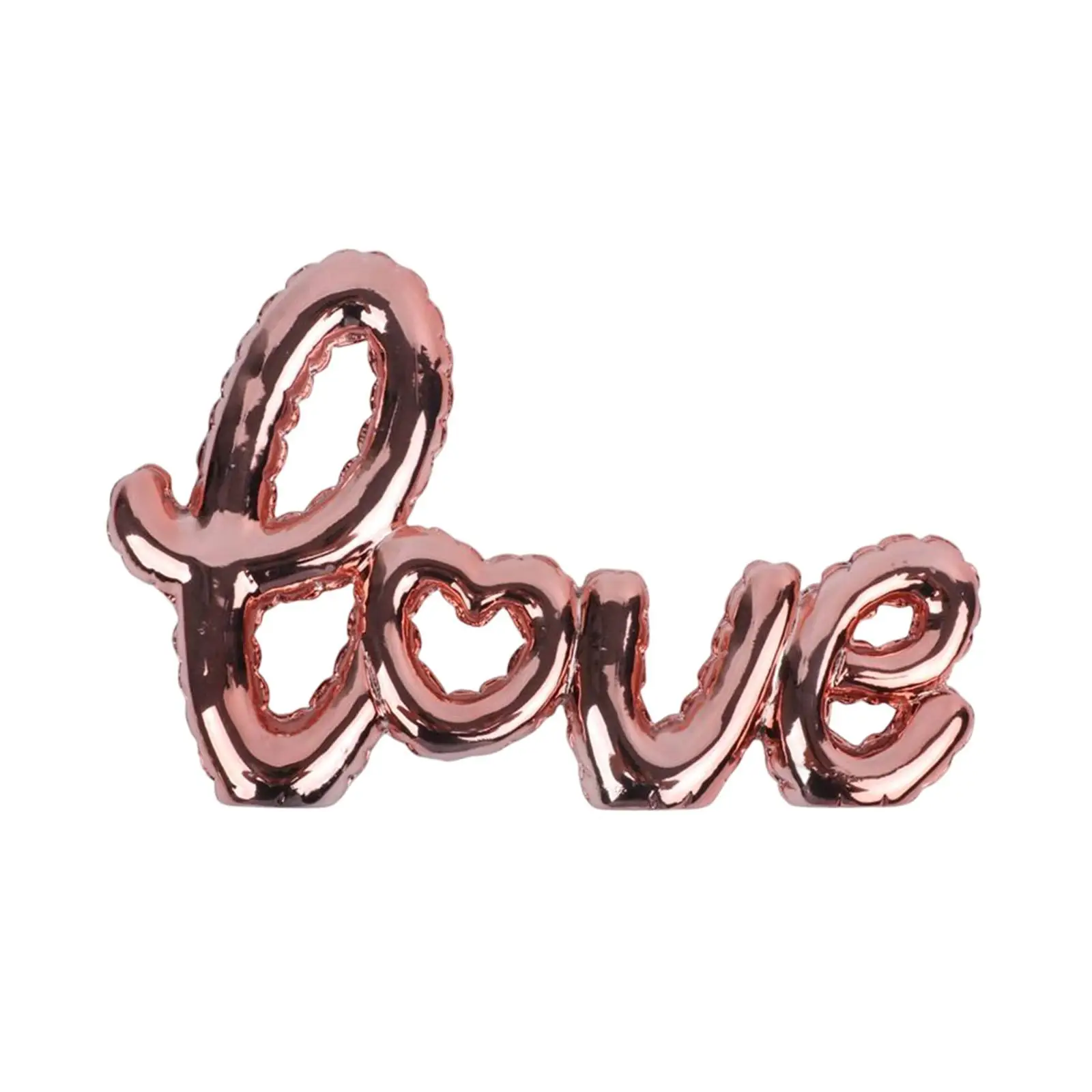 Love Signs Letters Modern Art Ornament Resin Signs Love Letters Statue for Bedroom Farmhouse Anniversary Tabletop Decoration