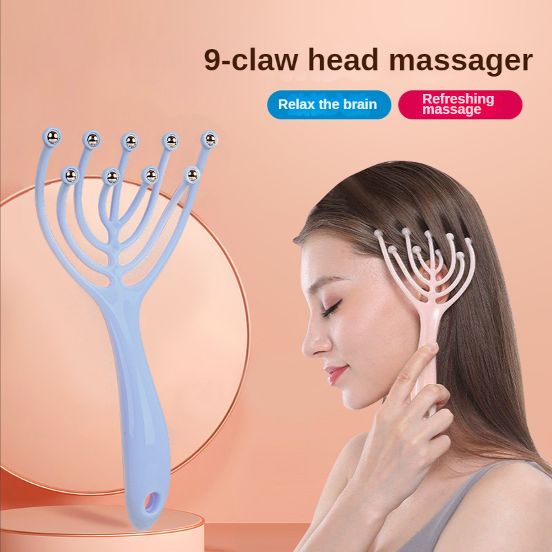 Best of 9 Claws Head Massger Streamlined Ball Body Relaxation Scalp Massage Hand Held Hair Relax Spa Health Care Stress Relief Aid Reviews & Tips