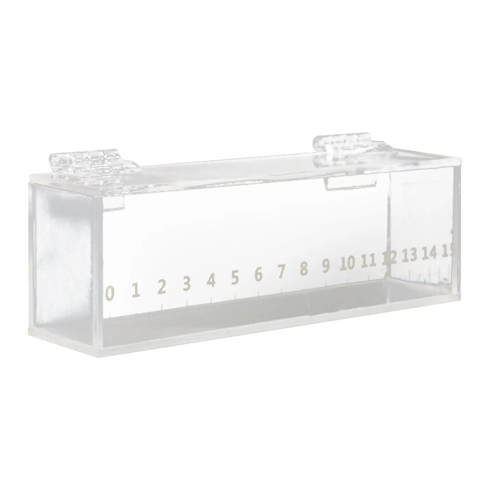 Fish Viewing Box Acrylic Fishing Accessories Portable with Lid Transparent Fishing Photo Tank Hatching Boxes Fish Breeding Tanks