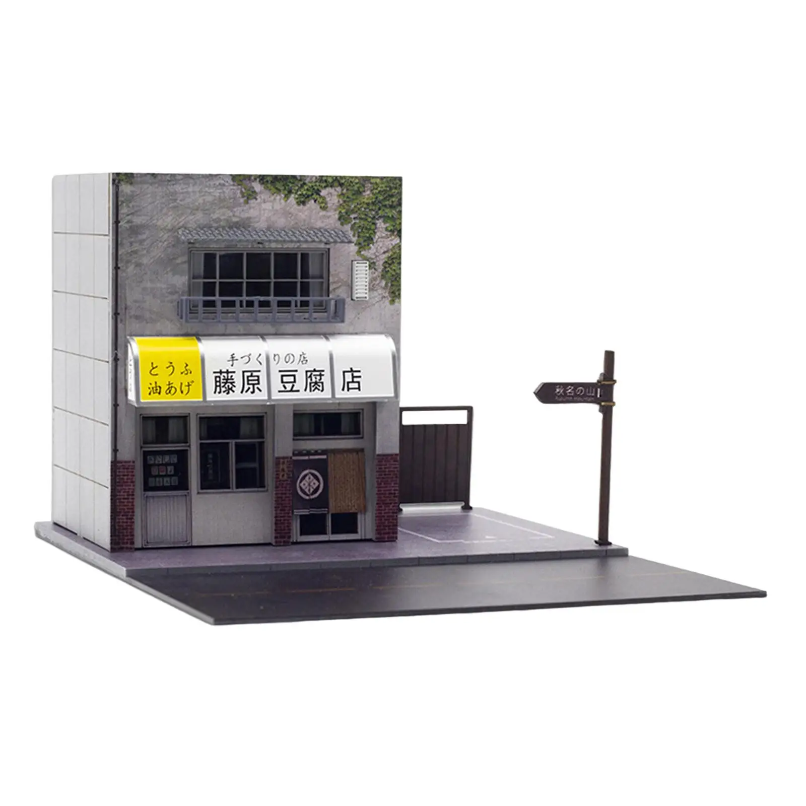 Diorama 1:64 Car Garage Model Car Parking Lot Scene Backdrop Background Scenery Display Building Simulation Showroom Car Garage