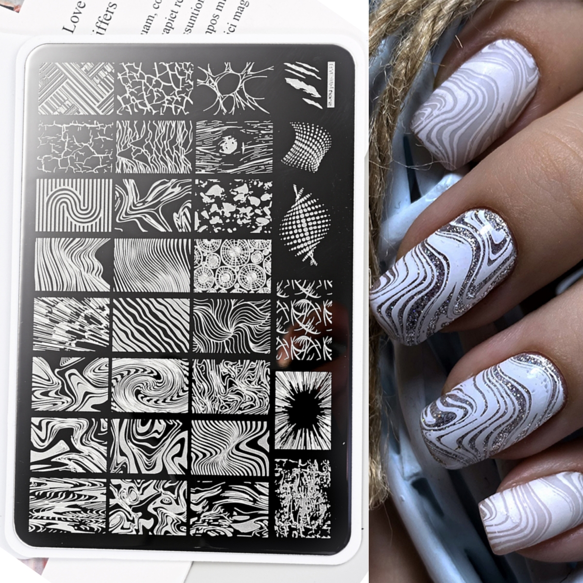 Best of Big Size Geometry Nail Stamping Plates Lines Animal Plus Thicken Template Plate Mold Printing Plates Nail Art Stencil Stamp Tool Reviews & Tips