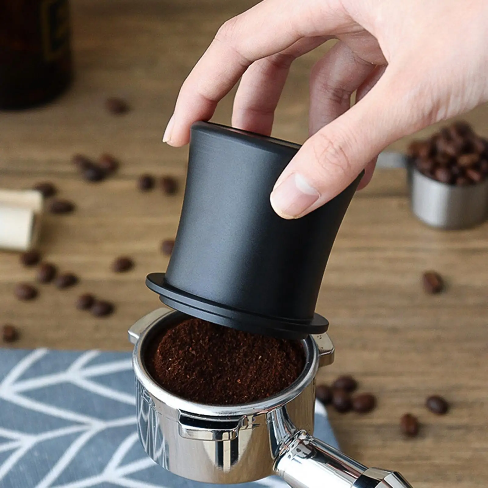 Alloy Coffee Dosing Cup, Professional Sniffing Mug Feeder, Portafilter Dosing