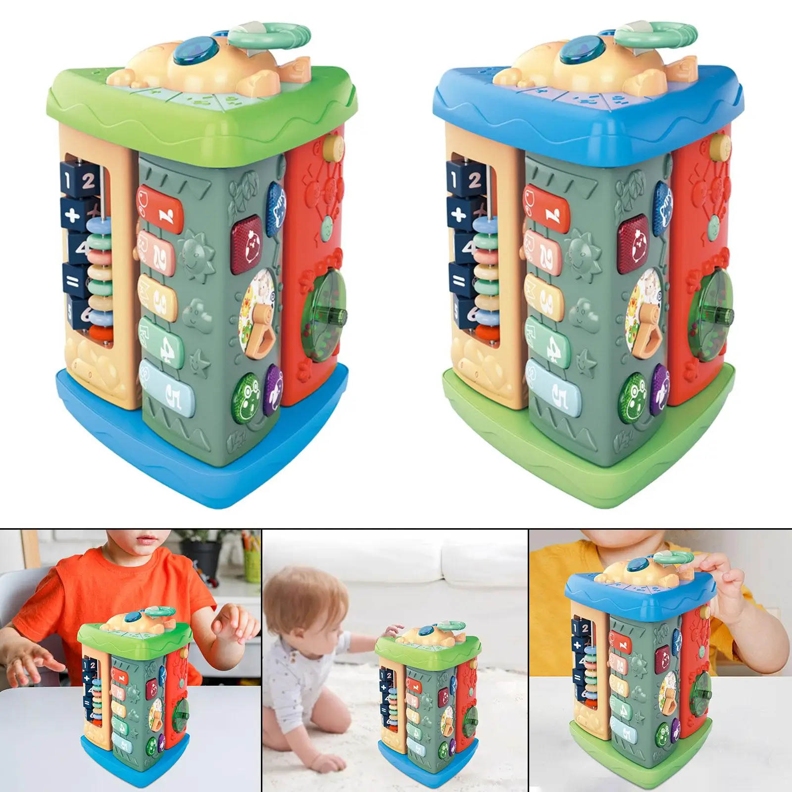 Musical Activity Toy Musical Activity Cube for Toddlers Girls Holiday Gifts