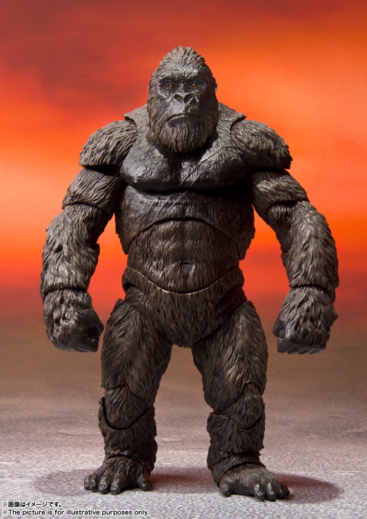 Bandai SHM 2021 Кинг-Конг Горилла Kong Godzilla VS King KONG Power Board  подвижная аниме модель коллекционные игрушки | AliExpress