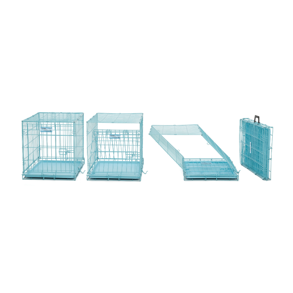 Dog Crate  Newly Enhanced MidWest iCrate XXS Folding Metal Dog