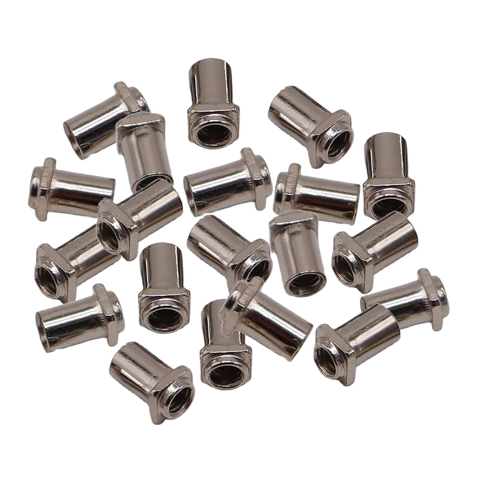 Description Picture 3 of item20 Pieces Drums Screws Nut Drum Part Practical Drum Set Easy to Install Durable Replacement Accessories Spare Parts