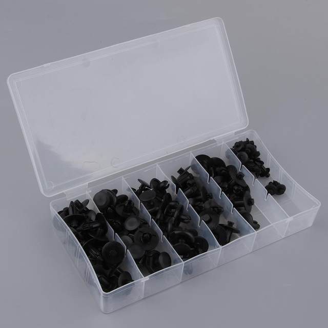 Nylon Pry Rivet 80Pcs Screw Rivet  Fastener For Motorcycle