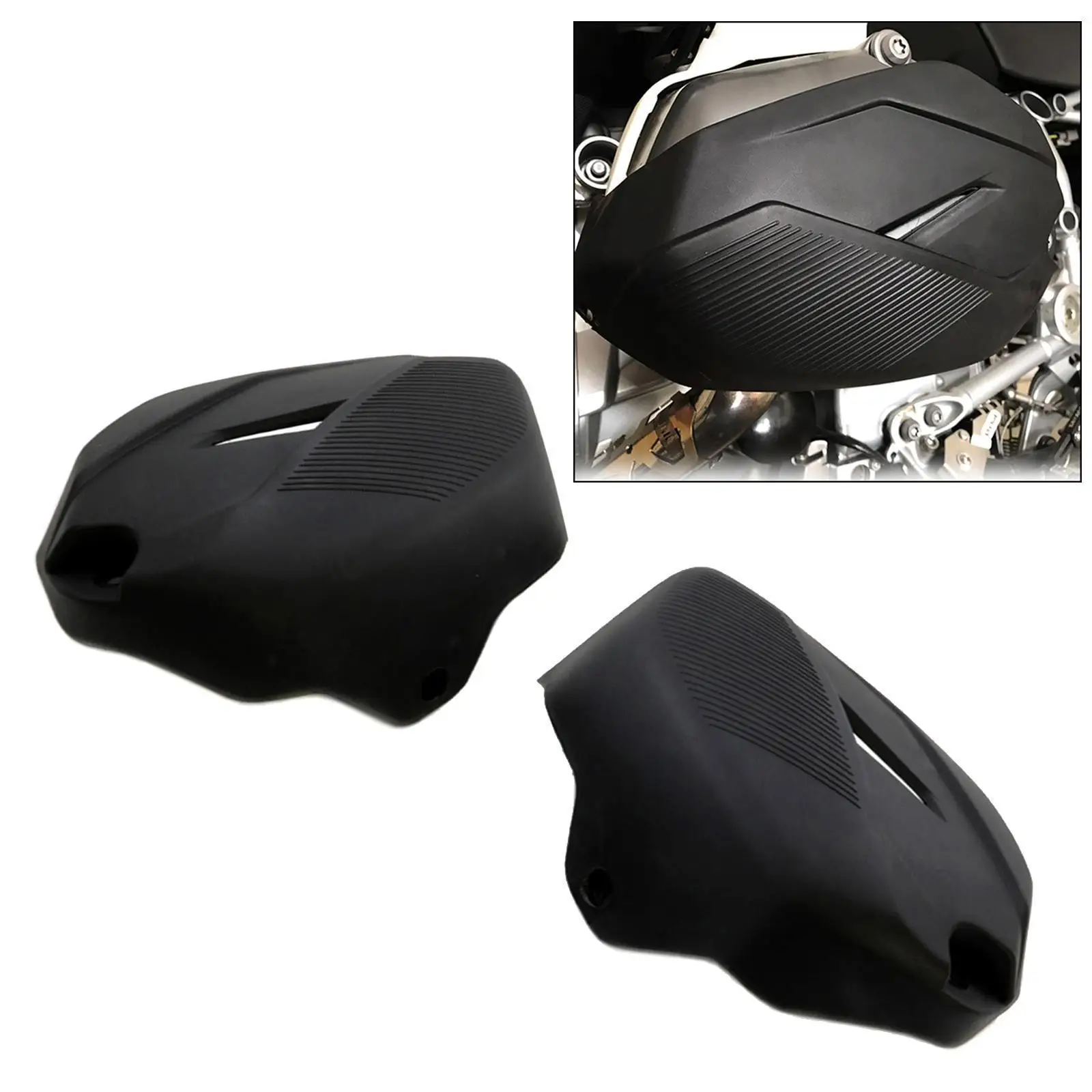 1 Pair Cylinder Head Engine Guards Protector Cover for  R1200GS LC ADV R1200R 2014-2017, Lightweight and compact design