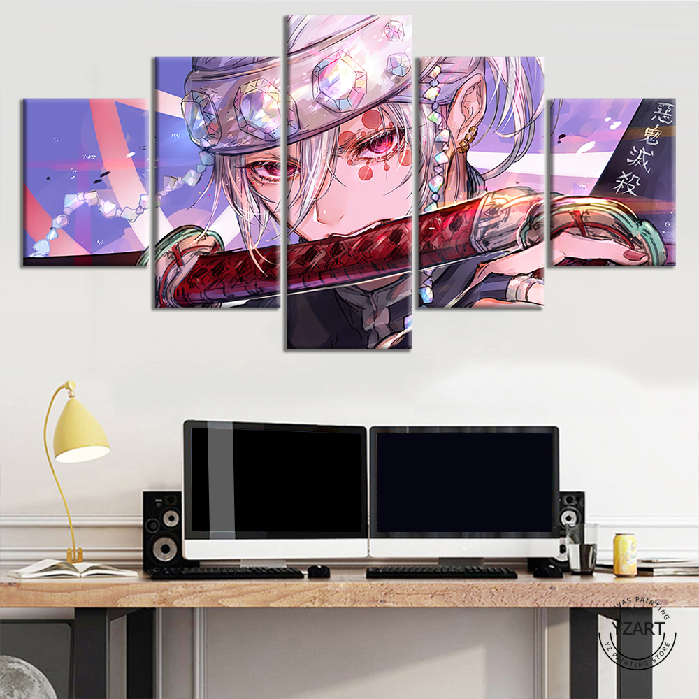 Waliicorners Anime Art Demon Slayer Poster Tengen Uzui Sound Hashira Canvas Anime Poster 6 Sc5ed87ac5db24a9c9bd164368ca5eb95Y