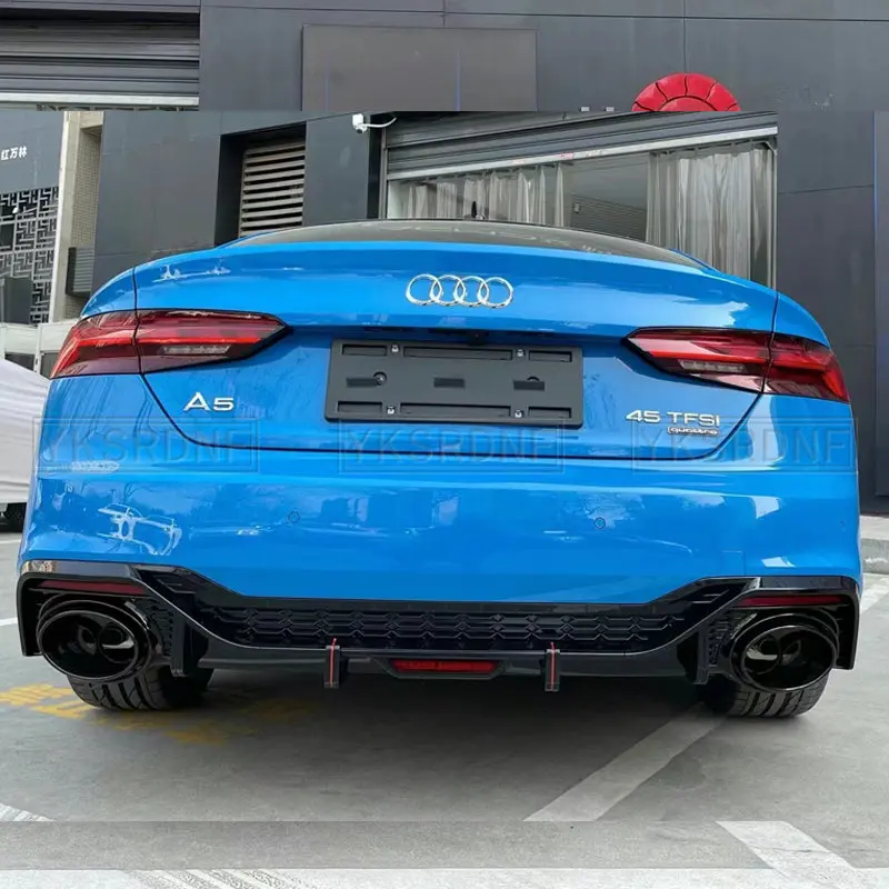 Difusor instalado en Audi A5 B9.5 S5 s-line