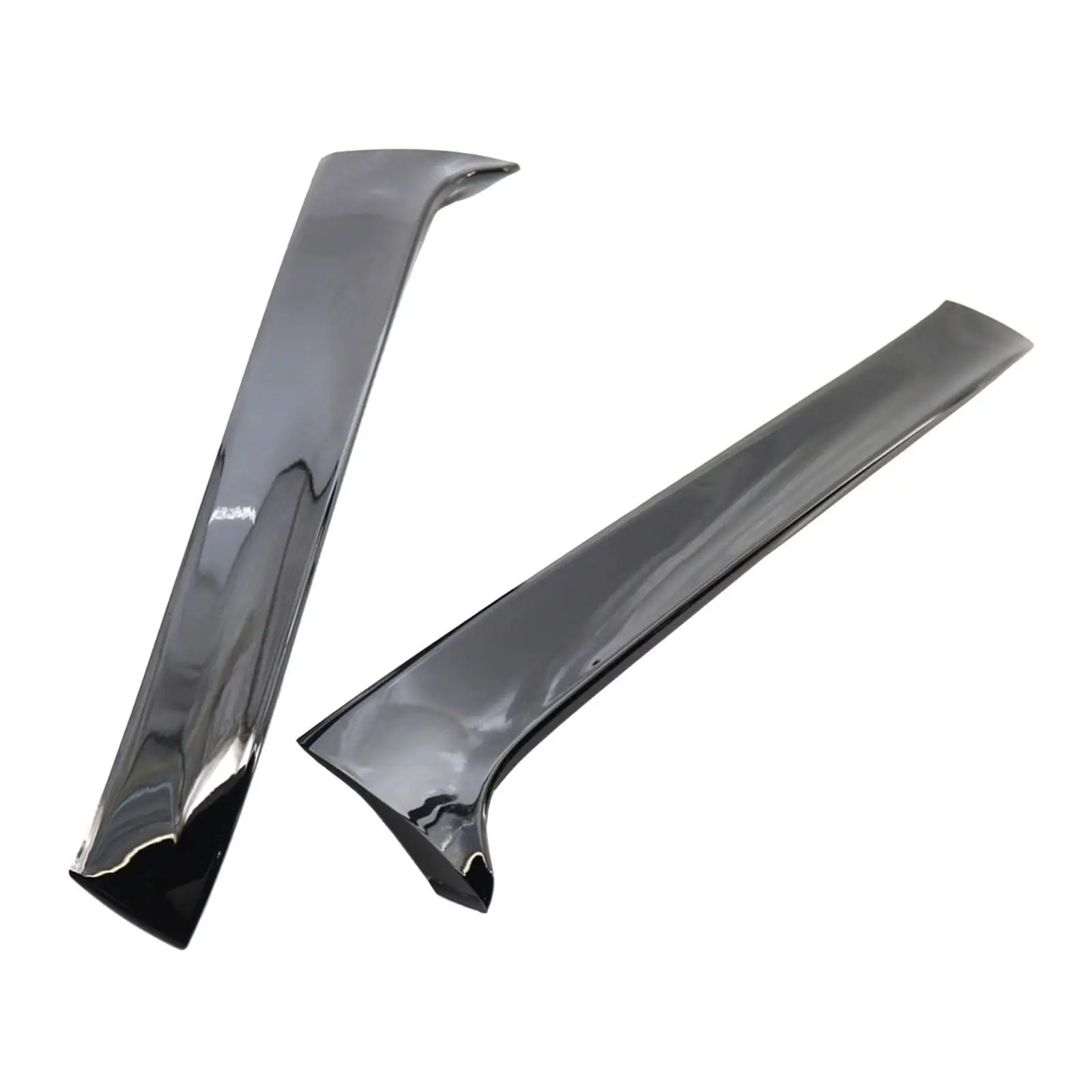 1 Pair Rear Roof  Side Spoiler Wing Custom Parts Car-Styling for  R Variant Wagen Gloss Black