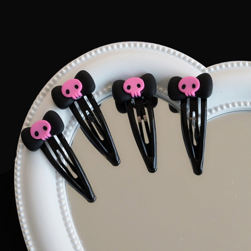 Schädel Haarnadel Schleifen Haars pangen Haarnadel Schädel Bobby Pin Schleifen Haars pange Bögen Haarnadel jk Haars pange jk Haarschmuck – Detail 7