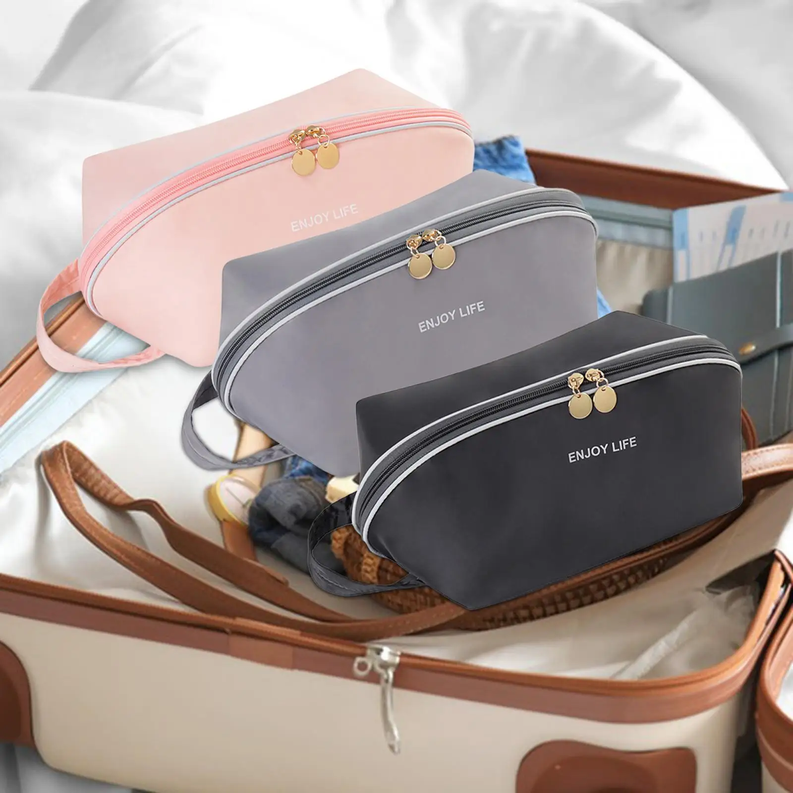 Travel Underwear Organizer Bag Handbag Multifunctional Packing Organizer Packing Cube for Bra Hotel Toiletries Bathroom Airplane