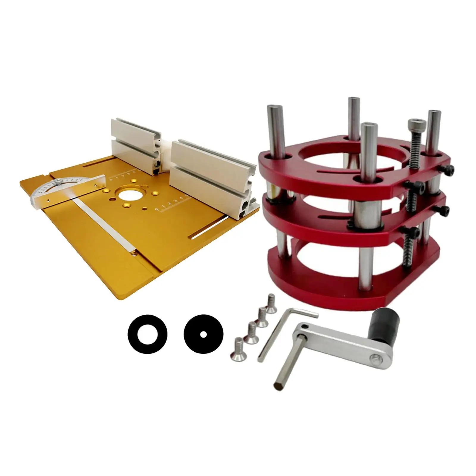 Woodworking Lifting Platform Stand with lifting base Router lifting system for 64-66mm Diameter Motors Milling Trimming Novices