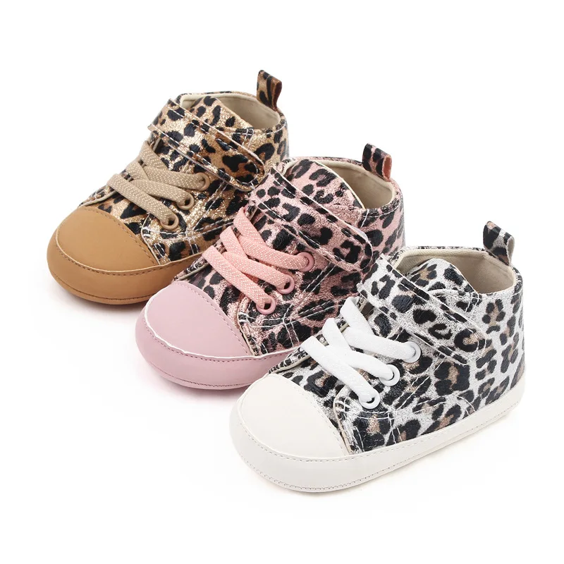 BiBeGoi Infant Baby Boys Girls Canvas Sneakers High Top Lace up Crib Casual Shoes Newborn First Walkers Cribster Shoe 