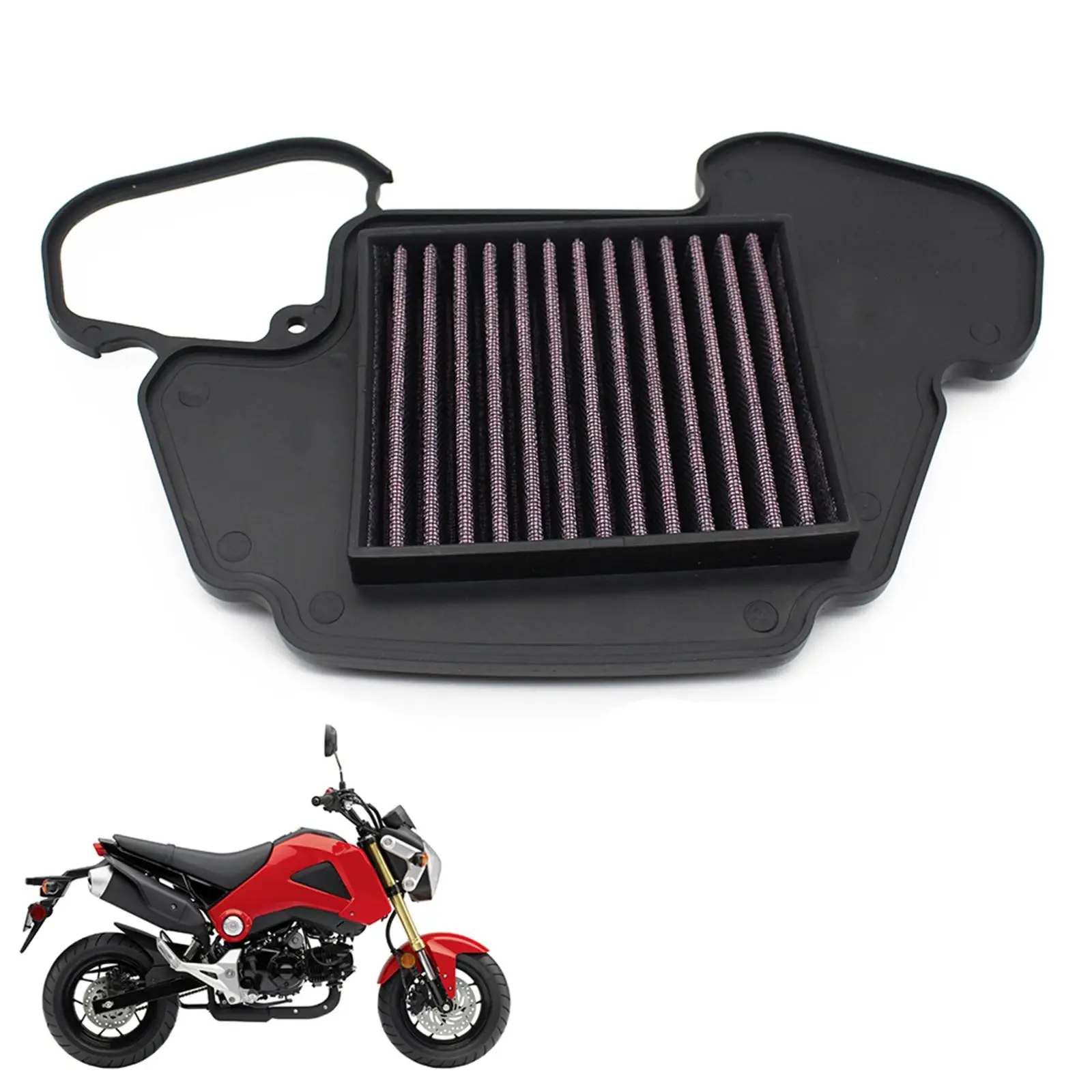 Air Intake Filter Cleaner Element Motorbike Air Filter for Honda Msx125