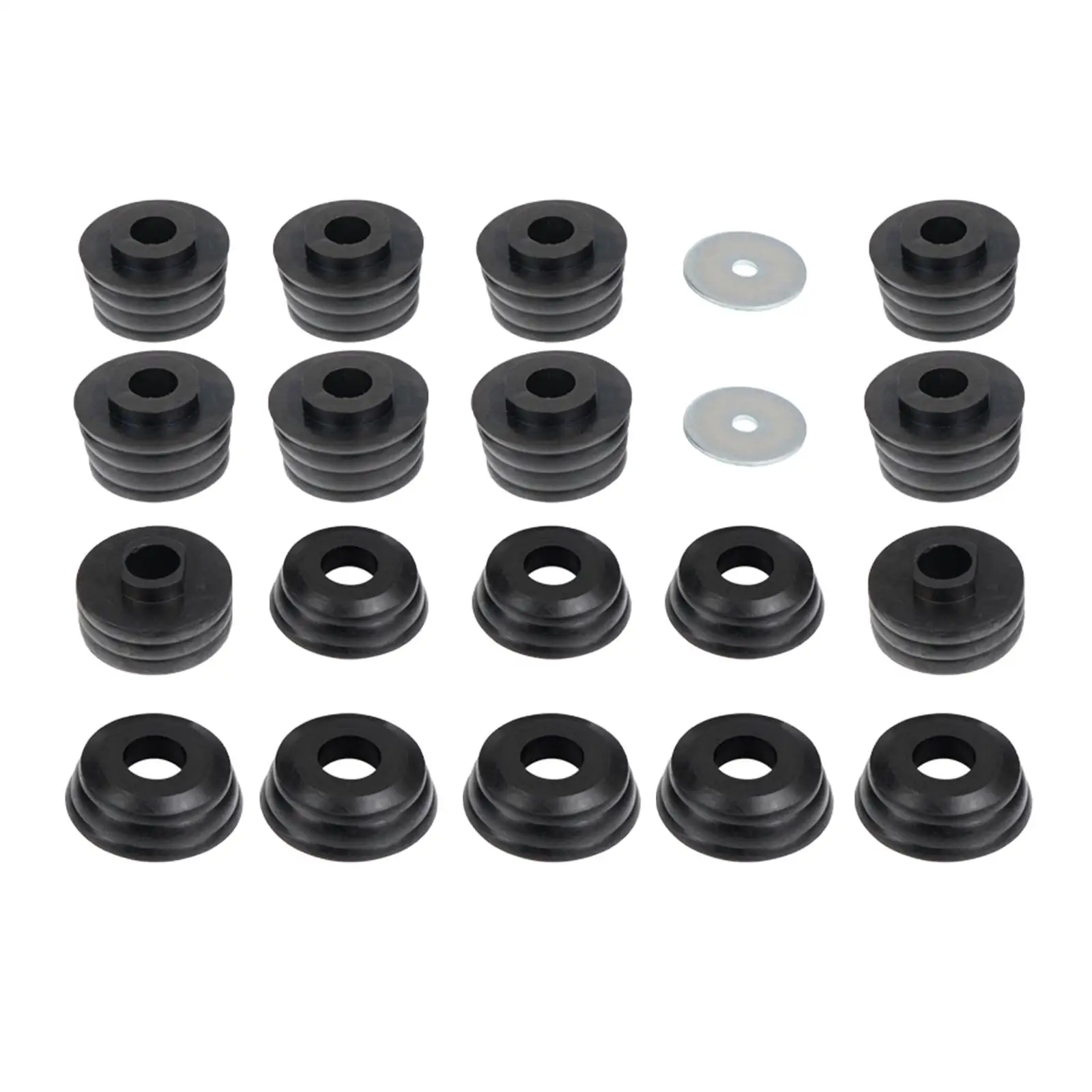 Body Cab Bushings Wear Resistant Professional Body Cab Mounts for GMC Sierra 1500 2500 2WD 4WD 1999-2014 Accessory Replaces