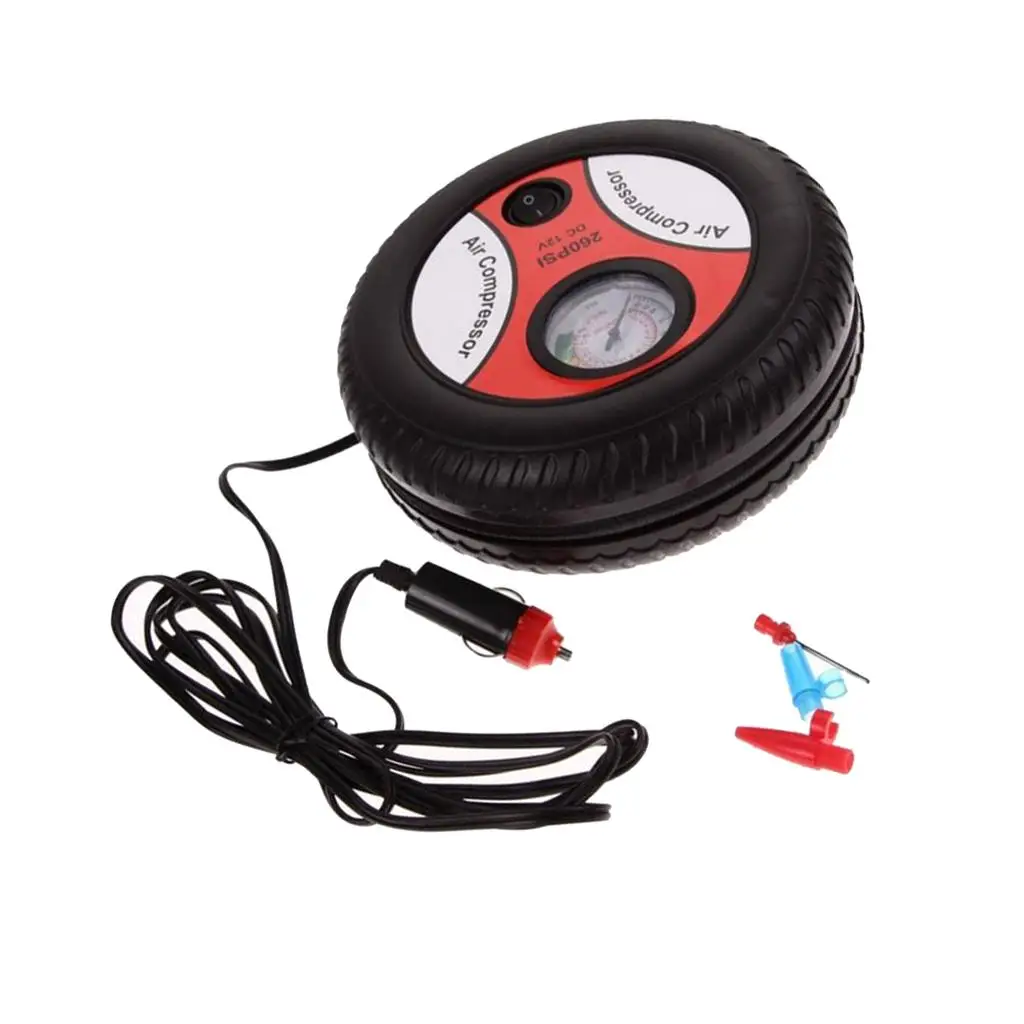 Mini Car Air Pump Compressor Tire Pump Air Compressor 260PSI With