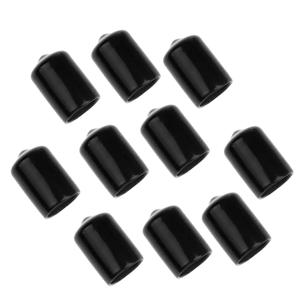 Black Rubber Protective Cover for Billiard Cue Head Pieces