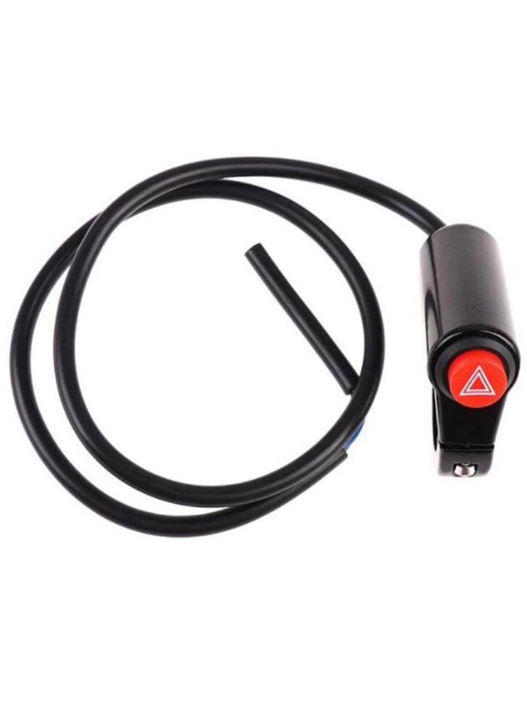Motorrad Schalter Gefahr Licht Taste Kabel Elektrische Fahrzeug Doppel Flash Warnen Notfall Lampe Signal Blinker Rot Anzeige Licht – Detail 4