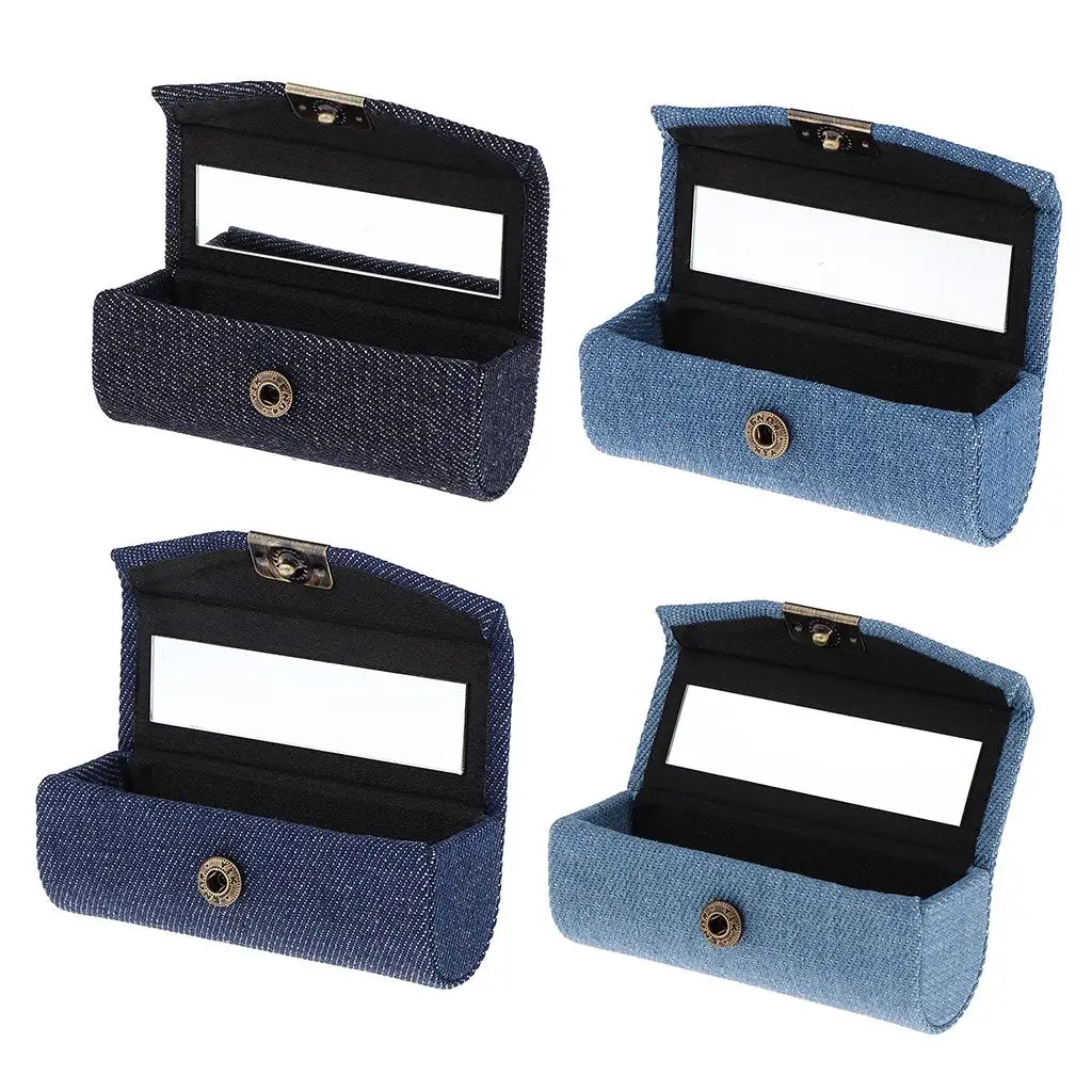 Portable Case Holder Jewelry Stamp Coin Box for Purse Handbag