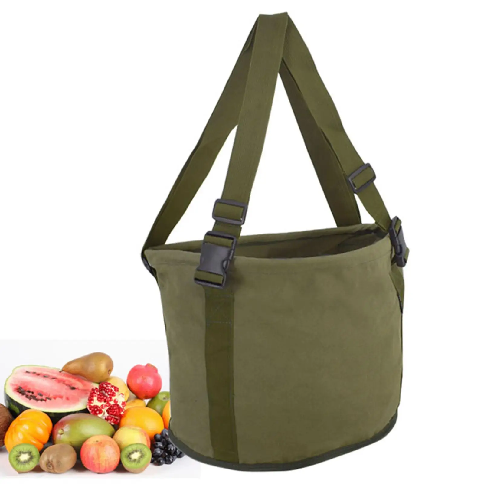 Fruit Picking Bag, Heavy Duty Storage Pouch for Outdoor Orchard 