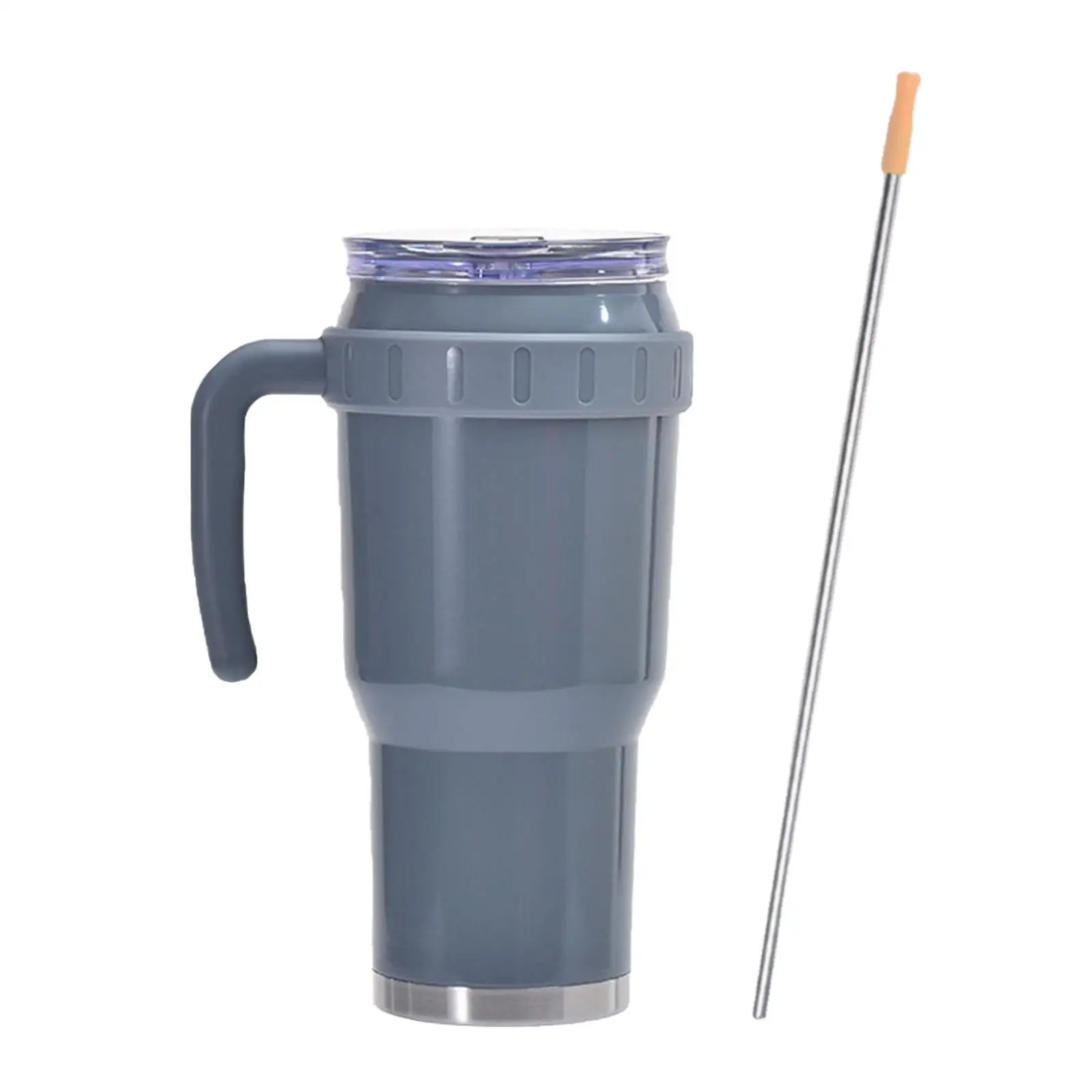 40oz Tumbler with Handle and Straw Large Capacity Sliding Lid for Hot and Cold Beverage