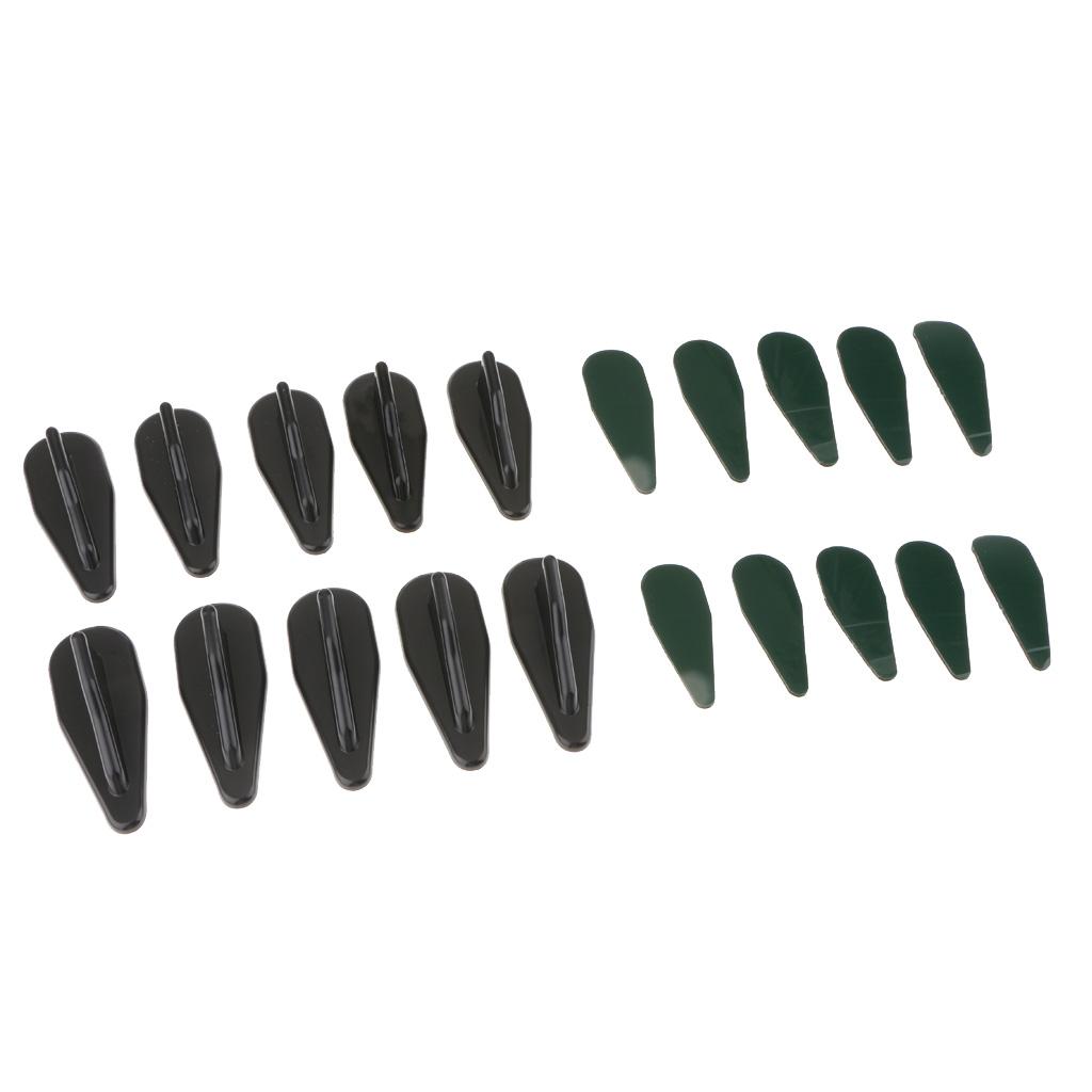 10 Pieces Car Roof Shark Fins Spoiler Wing Generator