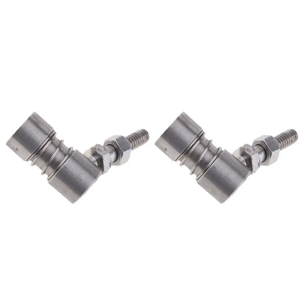 2X Stainless Steel 30 Cable  Throttle Ball Joint Boat Hardware