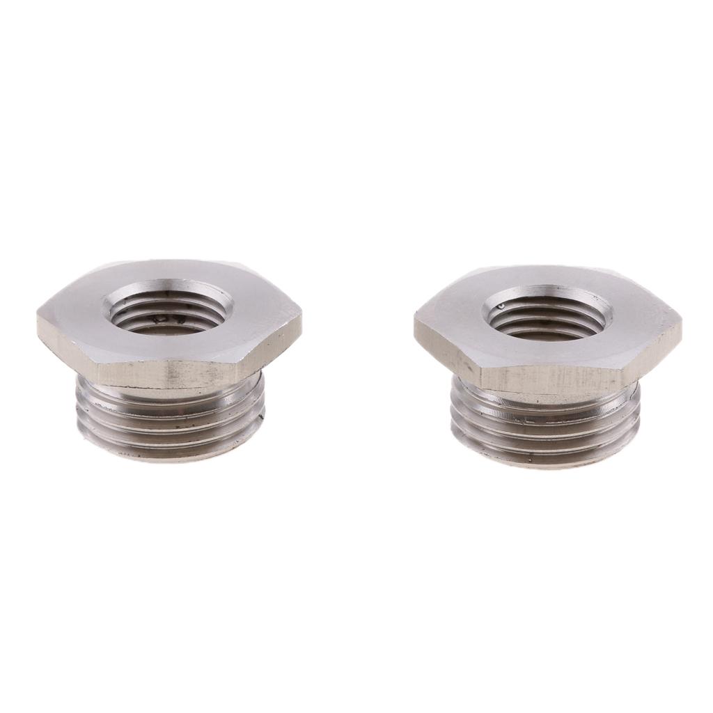 Adapters Reduce 02 O2 Sensor Ports Bungs 18MM-12MM Plug Stainless for