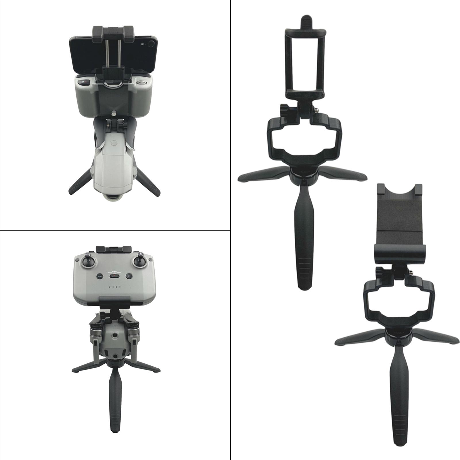 Foldable Handheld Gimbal Stabilizer Bracket Mount Holder Clips Clamps 1/4 Tripod Shockproof for DJI Mavic Air 2/2S Drone