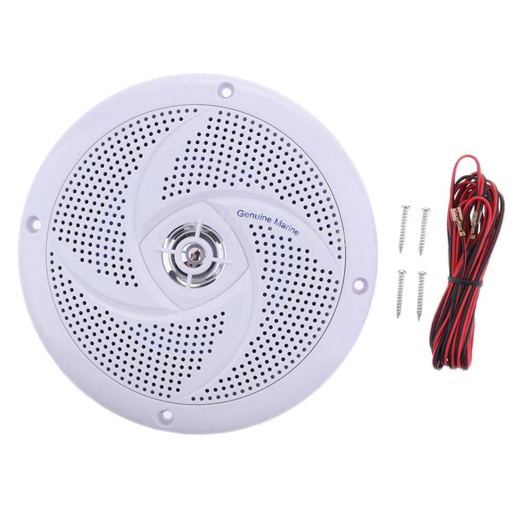 6.5 Inch Marine Stereo Boat Speakers Amplified  Stereo Sound Weather