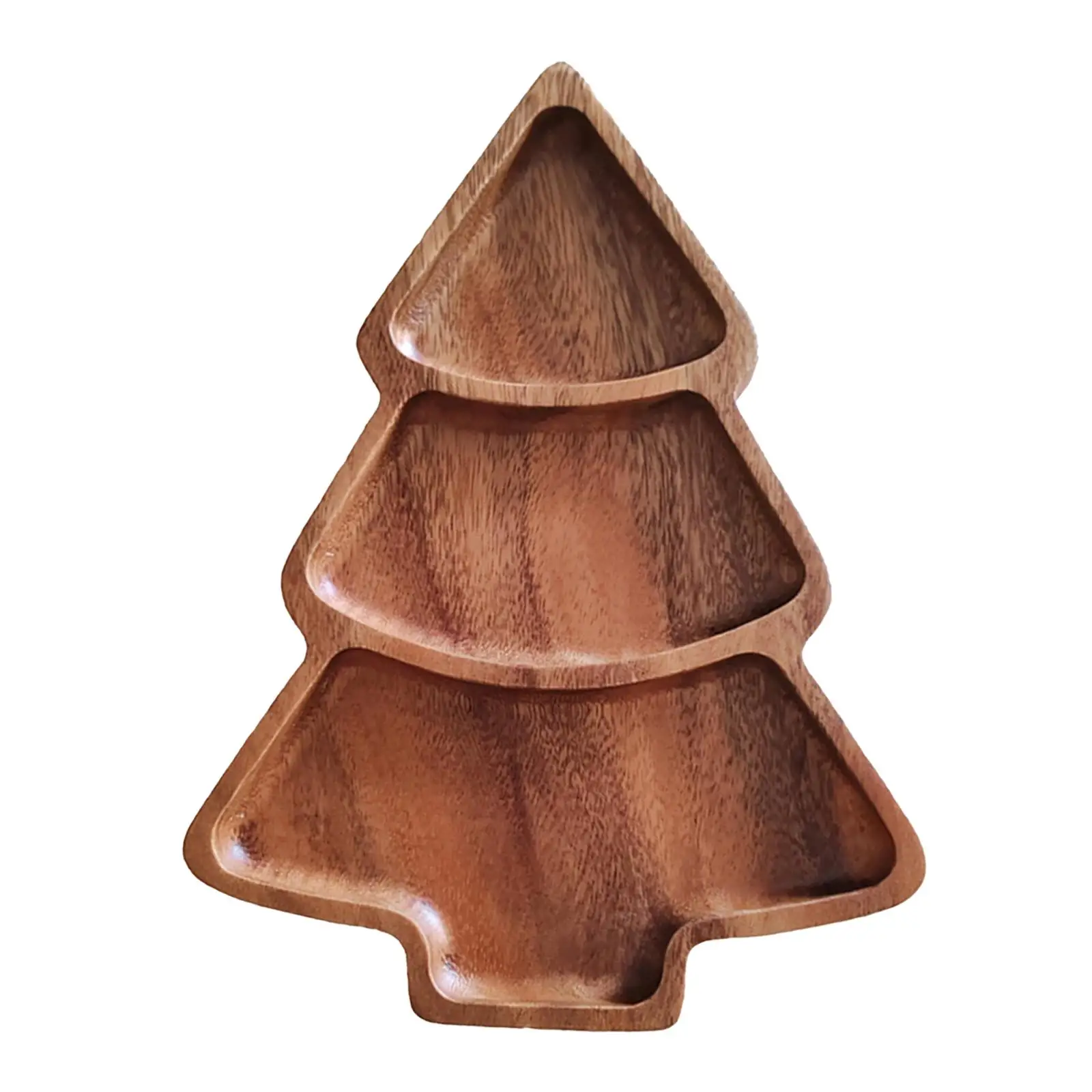 Christmas Tree Shaped Dish Breakfast Plate Tableware Dessert Serving Dishes for Festival Restaurant Dinner Table Party Decor