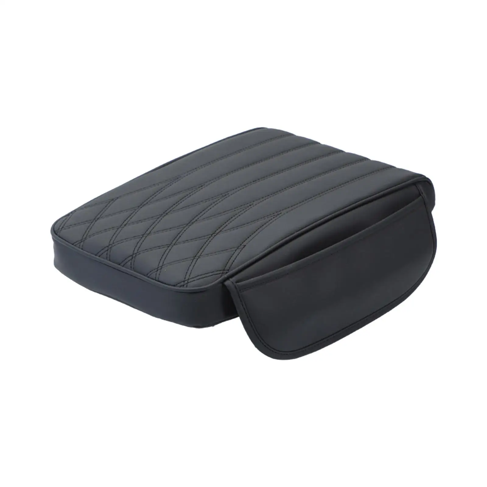 Car Armrest Cushion PU Leather Universal Arm Rest Pad Middle Console Protector Car Armrest Box Cover for Truck Vehicle Auto