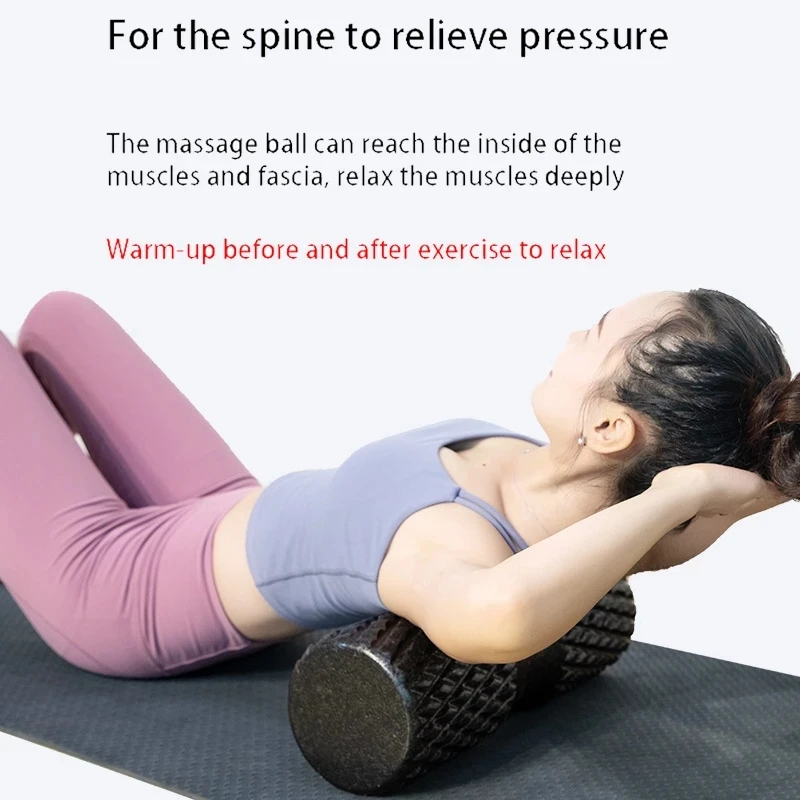 Description Picture 4 of item42cm EPP Diamond Fitness Yoga Column Foam Roller Pilates Gym Exercise Back Leg Arm Muscle Relaxer Massage Yoga Block Accessories