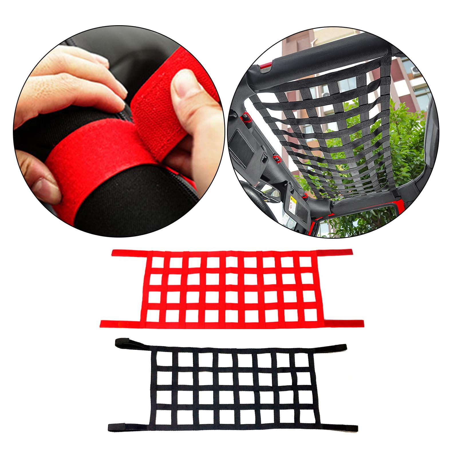 Auto Roof Net Hammock Interior Parts Car Accessories Multifunction Mesh Cargo Net Fit for Jeep Wrangler Jku JL Jlu J TJ JK